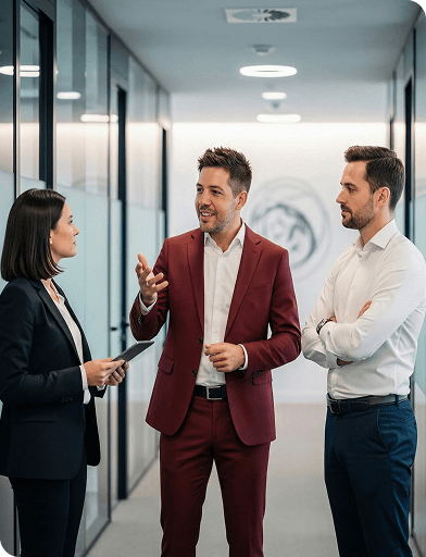 Professional floor discussion